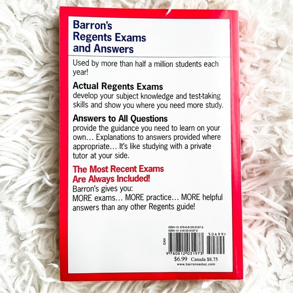 Barron’s Regents Exams and Answers: Biology The Living Environment - Picture 2 of 4